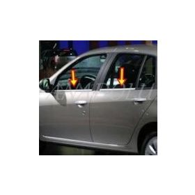 Renault Clio 3 2006-2012 4 Parça Krom Cam Çıtası