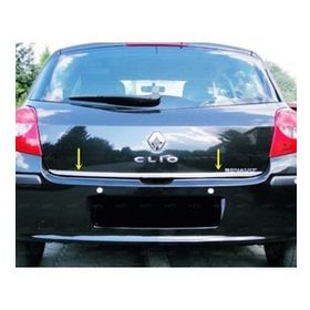 Renault Clio 3 Hb Paslanmaz Çelik 2005-2012 Krom Bagaj Alt Çıtası
