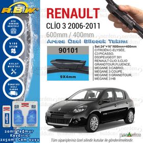 Renault Clio 3 RBW 2006-2011 Muz Silecek Takımı