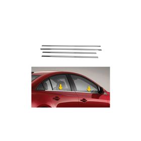 Renault Clio 3 Symbol 2009 2013 4 Parça Krom Cam Çıtası