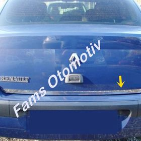 Renault Clio 3 Symbol Paslanmaz Çelik 2009-2013 Krom Bagaj Alt Çıtası