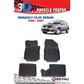 Renault Clio 3D Havuzlu Universal Oto Paspas