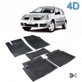 Renault Clio 4 2012-2013-2014-2015 4D Havuzlu Oto Paspas