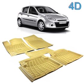 Renault Clio 4 2012-2013-2014-2015 4D Havuzlu Oto Paspas