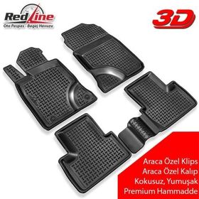 Renault Clio 4 2012 Sonrası 3D Havuzlu Üniversal Oto Paspas