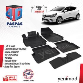 Renault Clio 4 2012 Sonrası 4D Havuzlu Paspas