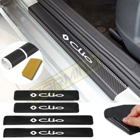 Renault Clio 4 Adet Karbon Kapı Eşiği Sticker