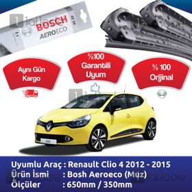 Renault Clio 4 Bosch Aeroeco 2012-2015 Muz Silecek Takımı