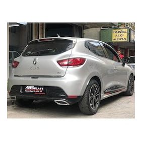 Renault Clio 4 Çift Egzoz Görünümlü Difüzör