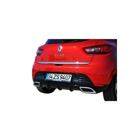 Renault Clio 4 Çift Egzoz Görünümlü Difüzör