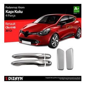 Renault Clio 4 Hb 2012 Üzeri 4 Kapı Krom Kapı Kolu