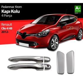 Renault Clio 4 Hb 2012 Üzeri 4 Kapı Krom Kapı Kolu