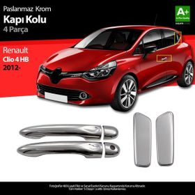 Renault Clio 4 Hb 2012 Üzeri 4 Kapı Krom Kapı Kolu