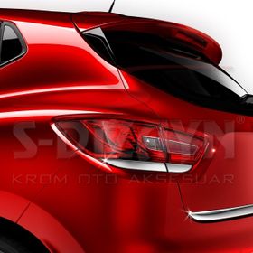Renault Clio 4 Hb 2012 Üzeri Krom Bagaj Alt Çıtası