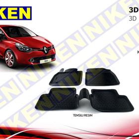Renault Clıo 4 Hb 2013 3D Havuzlu Paspas