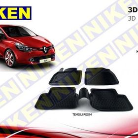 Renault Clıo 4 Hb 2013 3D Havuzlu Paspas