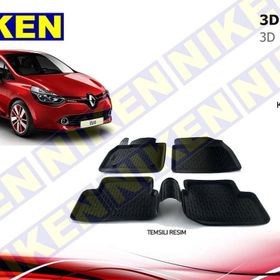 Renault Clıo 4 Hb 2013 3D Havuzlu Paspas