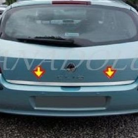 Renault Clio 4 Hb Formlu 2013 Üzeri Krom Bagaj Alt Çıtası