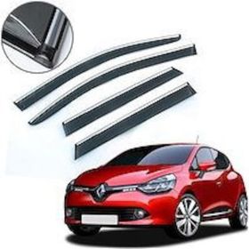 Renault Clio 4 HB Krom Çıtalı Cam Rüzgarlığı