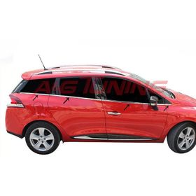 Renault Clio 4 Sport Tourer Paslanmaz Çelik 8 Parça Krom Cam Çıtası