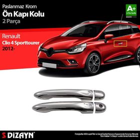 Renault Clio 4 Sporttourer 2 Kapı 2012 Üzeri Krom Kapı Kolu