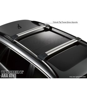 Renault Clio 4 Sw 2012 Üzeri Gri Wingcarrier Ara Atkı