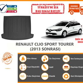 Renault Clio Sport Tourer 2013 Sonrası Halı Bagaj Havuzu
