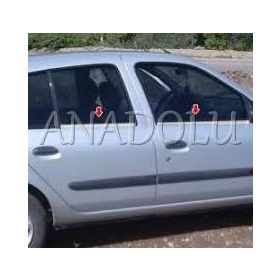 Renault Clio Symbol 1999-2008 Paslanmaz Çelik 4 Parça Krom Cam Çıtası