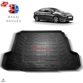 Renault Fluence 2009 Sonrası 3d Bagaj Havuzu
