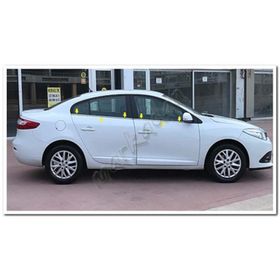Renault Fluence 2010-2016 4 Parça Paslanmaz Çelik Cam Çıtası