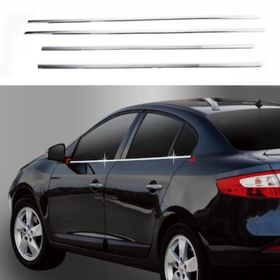 Renault Fluence 2010 Üzeri 4 Parça Krom Cam Çıtası