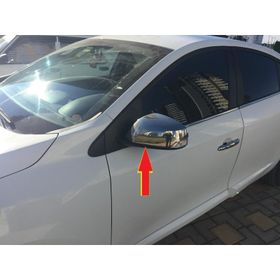 Renault Fluence 2010 Üzeri P Çelik 2 Parça Krom Ayna Kapağı