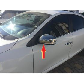 Renault Fluence 2010 Üzeri P Çelik 2 Parça Krom Ayna Kapağı