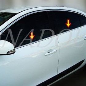 Renault Fluence 2010 Üzeri Paslanmaz Çelik 4 Parça Krom Cam Çıtası