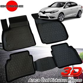 Renault Fluence 2015 Model 3D Havuzlu Paspas
