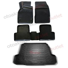 Renault Fluence 3D Rizline Paspas ve Bagaj Havuzu