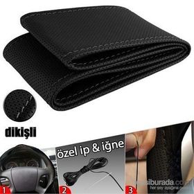 Renault Fluence Dikmeli Siyah Dikişli Direksiyon Kılıfı