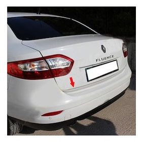 Renault Fluence Paslanmaz Çelik 2010 Üzeri Krom Bagaj Alt Çıtası