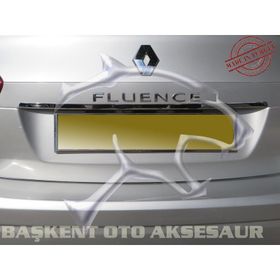 Renault Fluence Paslanmaz Çelik Krom Bagaj Çıtası