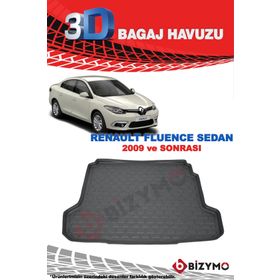 Renault Fluence Sedan 2009 Sonrası 3d Bagaj Havuzu