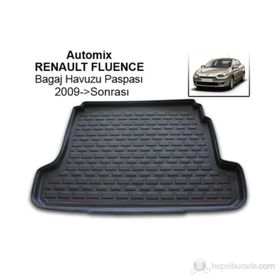 Renault Fluence Sedan 2014 Model 3D Bagaj Havuzu