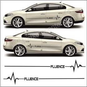 Renault Fluence Siyah Ritim Oto Sticker