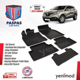 Renault Kadjar 2014-2015-2016 4D Havuzlu Oto Paspas