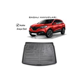 Renault Kadjar 2014 Sonrası 3d Bagaj Havuzu
