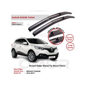 Renault Kadjar 2015-2017 Silecek Takımı