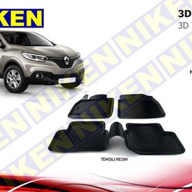 Renault Kadjar 2015 Sonrası 3D Havuzlu Paspas