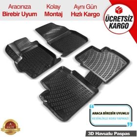 Renault Kadjar 2016 Model 3D Havuzlu Paspas