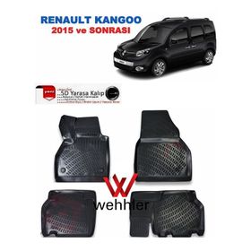 Renault Kango 2015 Sonrası 3D Havuzlu Paspas