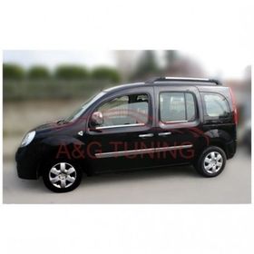 Renault Kangoo 2008 Üzeri Paslanmaz Çelik 4 Parça Krom Cam Çıtası