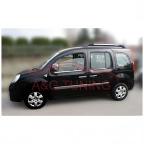Renault Kangoo 2008 Üzeri Paslanmaz Çelik 4 Parça Krom Cam Çıtası